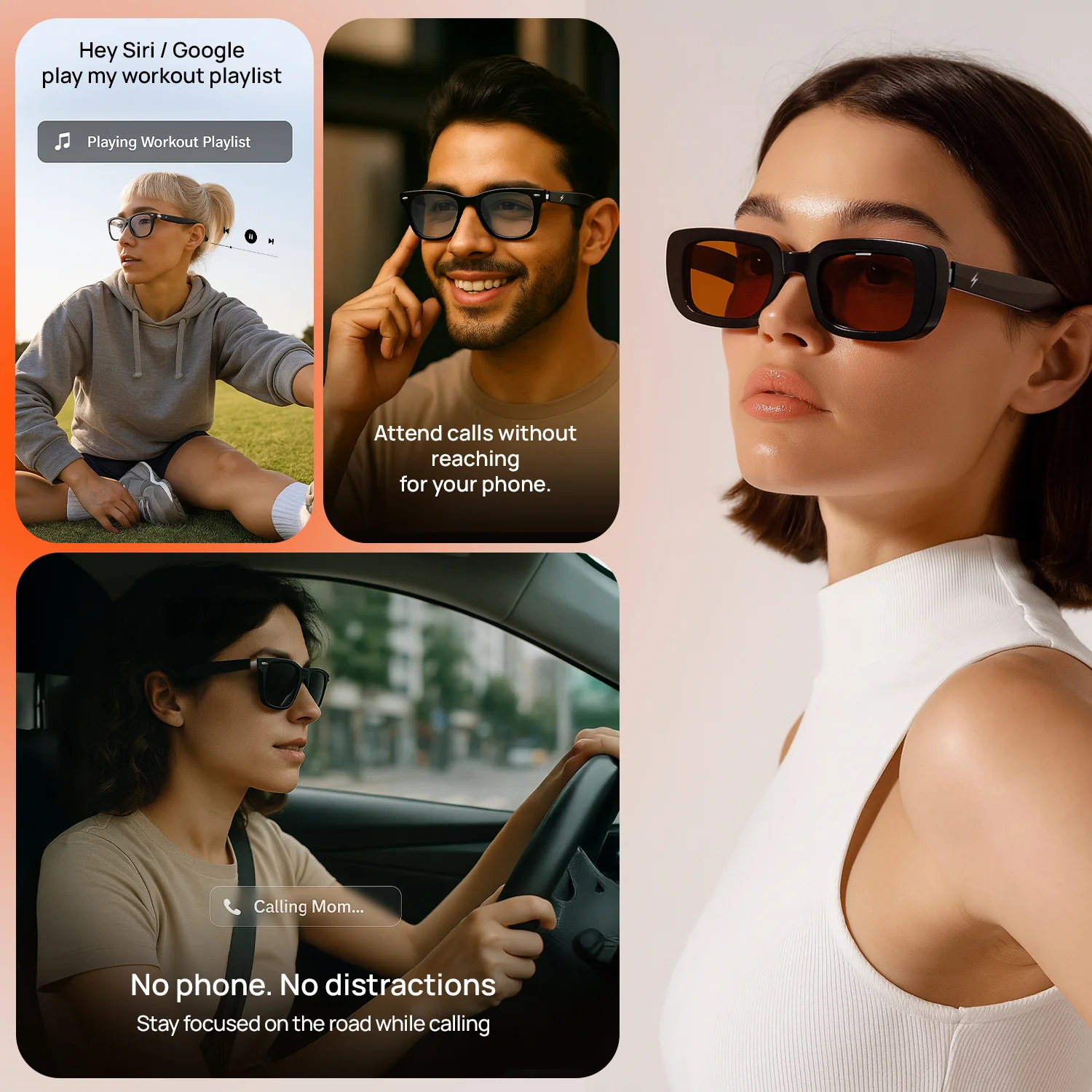 Fire-Lens Sway Smart Glasses | Wireless Bluetooth - Image 16