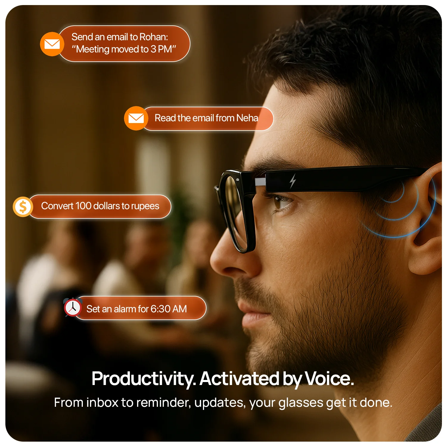 Fire-Lens Sway Smart Glasses | Wireless Bluetooth - Image 20